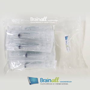 EEG-Cap 뇌파 젤 삽입용 일회용(PVC) 멸균 주사기 10ml/cc 10개 1set BA508